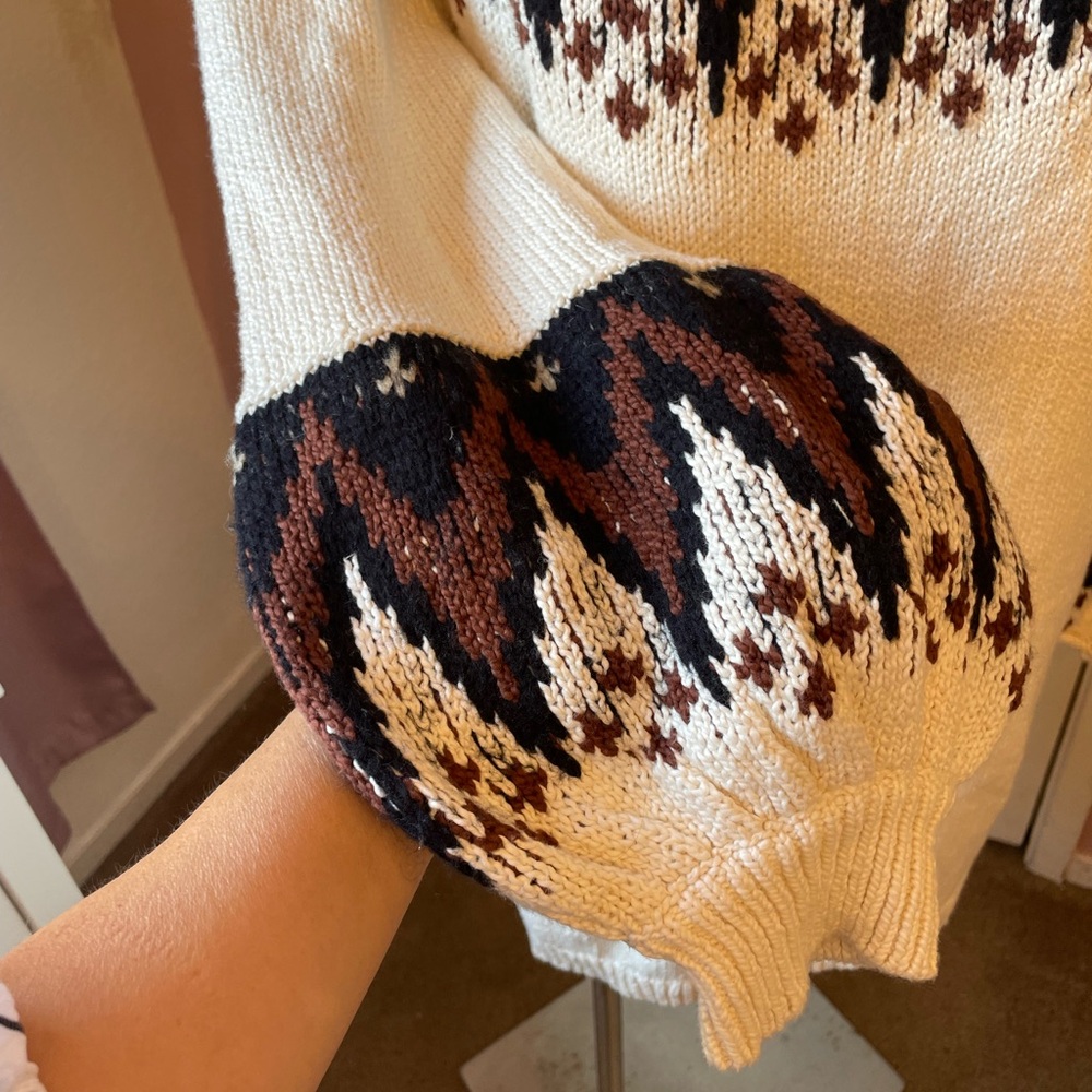 NWT Free People Neutral Knit Dress - Picture 5 of 7